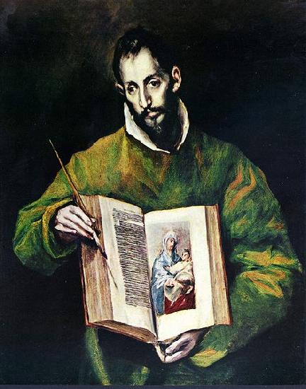 El Greco Lukas als Maler France oil painting art